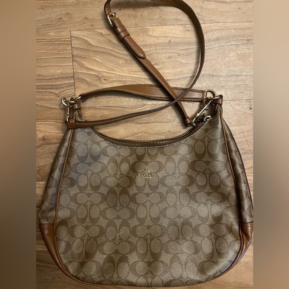 Brown med/large coach bag